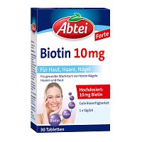 ABTEI Biotin 10 mg Tabletten - 30Stk - Für Haut, Haare & Knochen