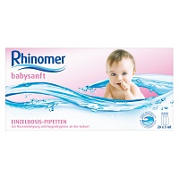 RHINOMER babysanft Meerwasser 5ml Einzeldosispip. - 20X5ml - Nase