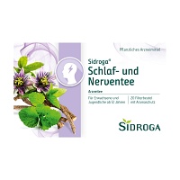 SIDROGA Schlaf- und Nerventee Filterbeutel - 20X2.0g - Unruhe & Schlafstörungen