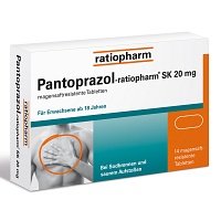 PANTOPRAZOL-ratiopharm SK 20 mg magensaftres.Tabl. - 14Stk - Entgiften-Entschlacken-Entsäuern