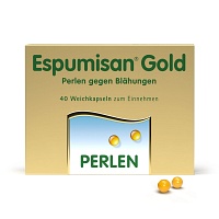 ESPUMISAN Gold Perlen gegen Blähungen - 40Stk - Blähungen & Krämpfe