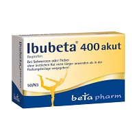 IBUBETA 400 akut Filmtabletten - 50Stk - Kopfschmerzen & Migräne