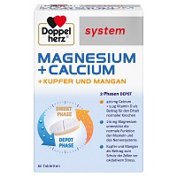 DOPPELHERZ Magnesium+Calc.+Kupfer+Mangan syst.Tab. - 60Stk - Calcium