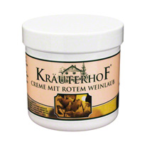 KRÄUTERHOF Creme mit rotem Weinlaub - 250ml