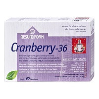 GESUNDFORM Cranberry 36 Kapseln - 60Stk