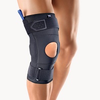 BORT StabiloPro Kniebandage geschl.L+ schw. - 1Stk