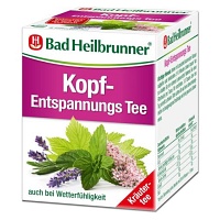 BAD HEILBRUNNER Kopf-Entspannungs Tee Filterbeutel - 8X2.0g
