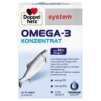 DOPPELHERZ Omega-3 Konzentrat system Kapseln - 30Stk - Omega-3-Fettsäuren