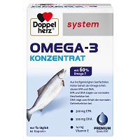 DOPPELHERZ Omega-3 Konzentrat system Kapseln - 60Stk - Omega-3-Fettsäuren