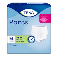 TENA PANTS Discreet M bei Inkontinenz - 8Stk - Einlagen & Netzhosen