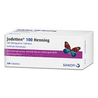 JODETTEN 100 Henning Tabletten - 100Stk - Iod & Fluor