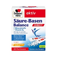 DOPPELHERZ Säure-Basen Balance DIRECT Pellets - 20Stk - Säure-Basen-Haushalt