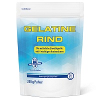 GELATINE RIND Pulver Beutel - 250g - Für Haut, Haare & Knochen