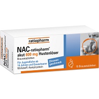 NAC-ratiopharm akut 600 mg Hustenlöser Brausetabl. - 10Stk - Hustenlöser