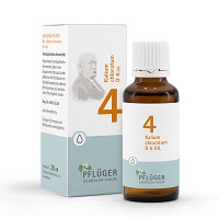 BIOCHEMIE Pflüger 4 Kalium chloratum D 6 Tropfen - 30ml - Pflüger