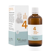 BIOCHEMIE Pflüger 4 Kalium chloratum D 6 Tropfen - 100ml - Pflüger