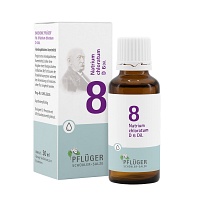 BIOCHEMIE Pflüger 8 Natrium chloratum D 6 Tropfen - 30ml - Pflüger