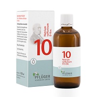 BIOCHEMIE Pflüger 10 Natrium sulfuricum D 6 Tropf. - 100ml - Pflüger