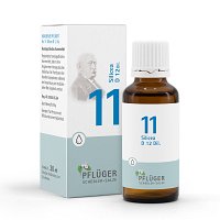 BIOCHEMIE Pflüger 11 Silicea D 12 Tropfen - 30ml - Pflüger