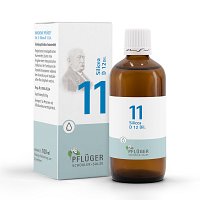 BIOCHEMIE Pflüger 11 Silicea D 12 Tropfen - 100ml - Pflüger