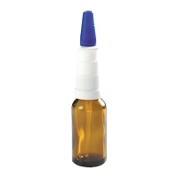 NASENSPRAY Pumpzerstäuber auf 20 ml Braunglasfl. - 1Stk - Nase