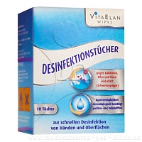 VITA ELAN Desinfektionstücher - 10X4.3g