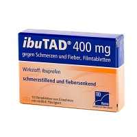 IBUTAD 400 mg gegen Schmerzen und Fieber Filmtabl. - 10Stk