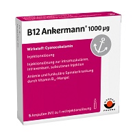 B12 ANKERMANN 1000 µg Injektionslösung Amp. - 5X1ml