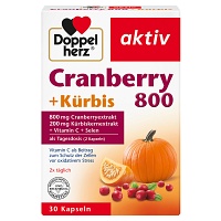 DOPPELHERZ Cranberry+Kürbis Kapseln - 30Stk - Immunsystem & Zellschutz