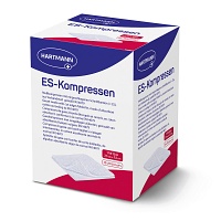 ES-KOMPRESSEN steril 7,5x7,5 cm 12fach Großpackung - 10X10Stk