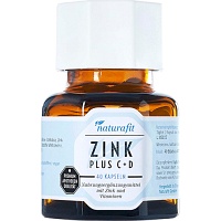 NATURAFIT Zink Plus C+D Kapseln - 40Stk