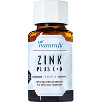 NATURAFIT Zink Plus C+D Kapseln - 90Stk