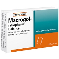 MACROGOL-ratiopharm Balance Plv.z.H.e.L.z.Einn. - 10Stk - Abführmittel