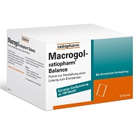 MACROGOL-ratiopharm Balance Plv.z.H.e.L.z.Einn. - 100Stk - Abführmittel