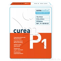 CUREA P1 superabsorb.Wundauflage 10x10 cm - 25Stk