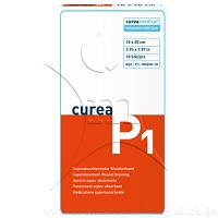CUREA P1 superabsorb.Wundauflage 10x20 cm - 10Stk