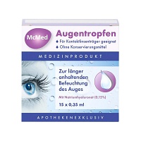 MCMED Augentropfen Einzeldosispipetten - 15X0.35ml - Trockene Augen