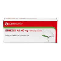 GINKGO AL 40 mg Filmtabletten - 30Stk - Herz, Kreislauf & Nieren