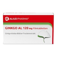 GINKGO AL 120 mg Filmtabletten - 30Stk - Herz, Kreislauf & Nieren
