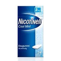 NICOTINELL Kaugummi Cool Mint 2 mg - 24Stk - Raucherentwöhnung
