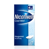 NICOTINELL Kaugummi Cool Mint 4 mg - 24Stk - Raucherentwöhnung