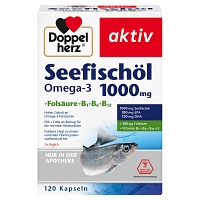 DOPPELHERZ Seefischöl Omega-3 1.000 mg+Fols.Kaps. - 120Stk - Omega-3-Fettsäuren