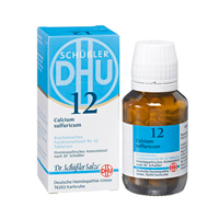 BIOCHEMIE DHU 12 Calcium sulfuricum D 3 Tabletten - 420Stk - DHU Schüßler Salz Nr.12