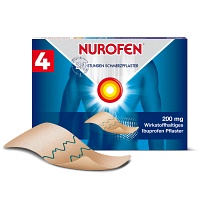 NUROFEN 24-Stunden Schmerzpflaster 200 mg - 4Stk - Gelenk-, Kreuz- & Rückenschmerzen, Sportverletzungen