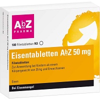 EISENTABLETTEN AbZ 50 mg Filmtabletten - 100Stk