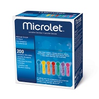 MICROLET Lanzetten farbig - 200Stk - Stechhilfen & Lanzetten