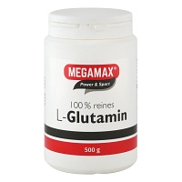 GLUTAMIN 100% rein Megamax Pulver - 500g - Sport & Fitness