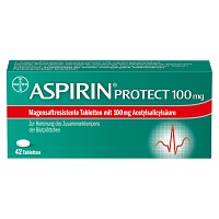 ASPIRIN Protect 100 mg magensaftres.Tabletten - 42Stk - Blutverdünnung