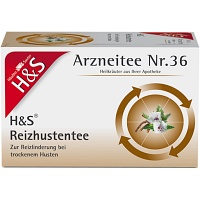 H&S Reizhustentee Filterbeutel - 20X2.5g - Erkältung und Husten