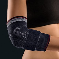 BORT Select EpiPlus Ellenbogenbandage XXS schwarz - 1Stk